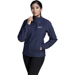 Ladies Alex Varga Elysium Softshell Jacket Model Image